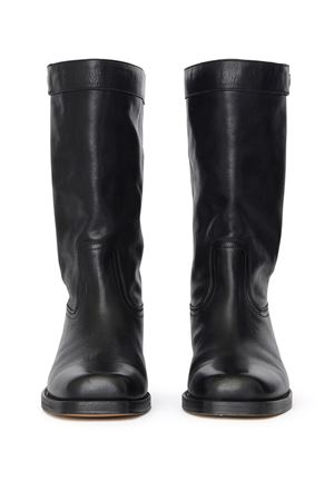 Ademe black leather boots ISABEL MARANT | BO0119FAB3A23S01BK